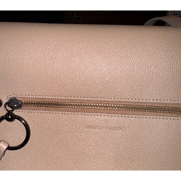 Rebecca Minkoff Beige Leather Crossbody Bag With Adjustable Strap & Front Zipper main image 14